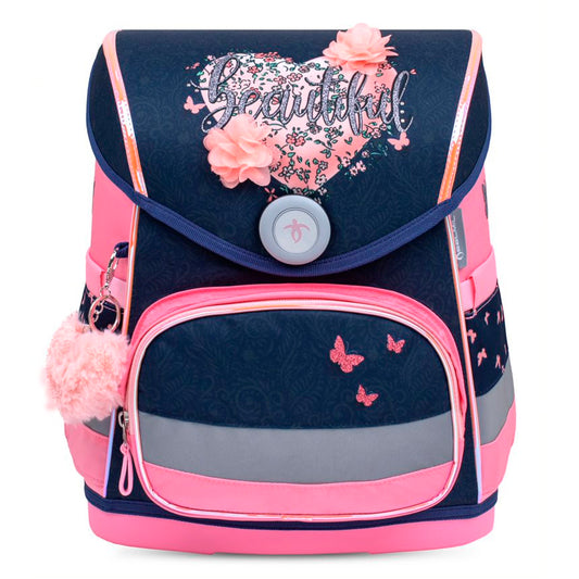 Belmil Beatiful Flowers Ergonomik Mıknatıslı Okul Çantası 405-41/AG