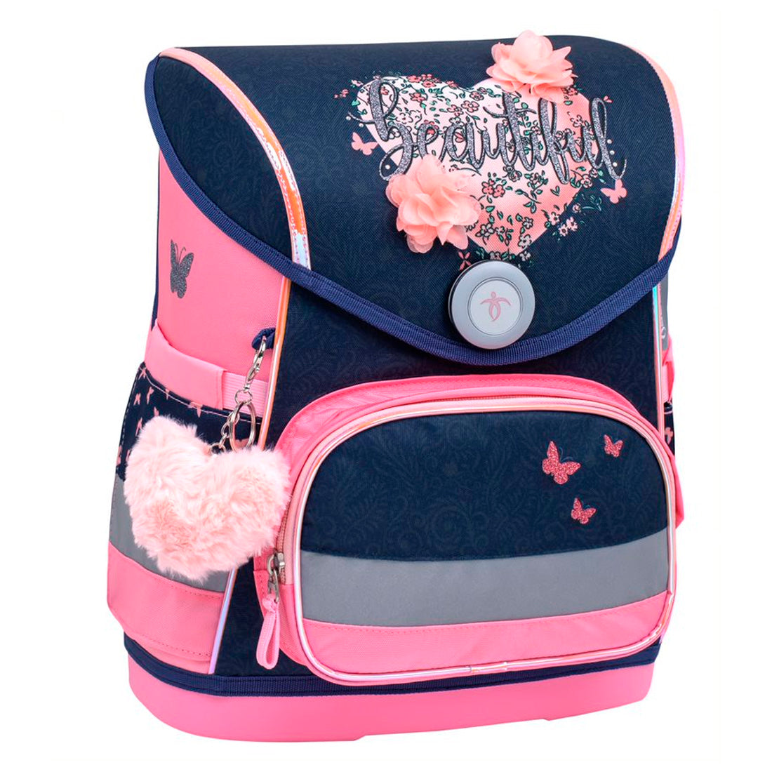 Belmil Beatiful Flowers Ergonomik Mıknatıslı Okul Çantası 405-41/AG