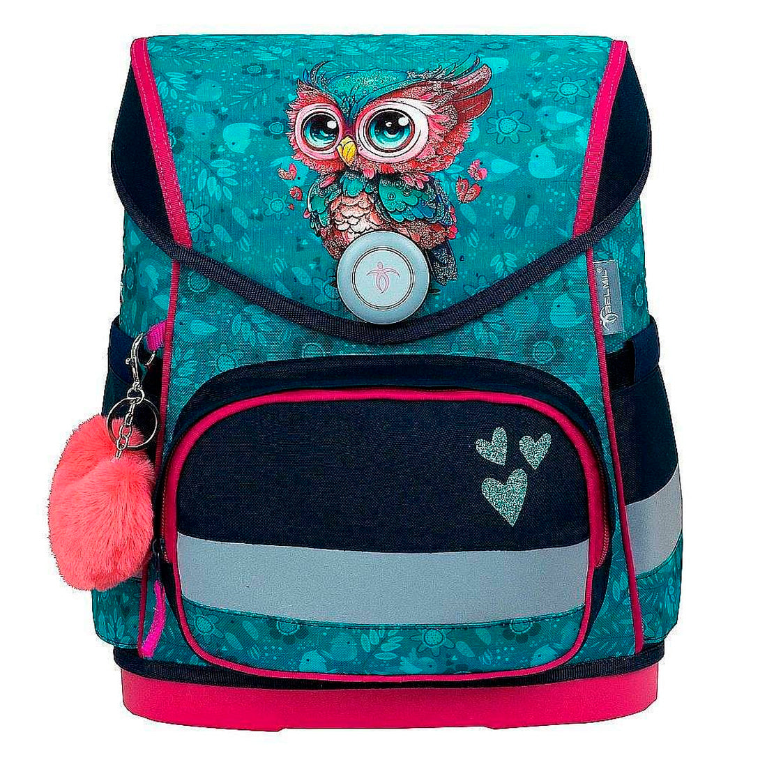 Belmil Cute Owl Ergonomik Mıknatıslı Okul Çantası 405-41/AG