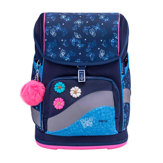 Belmil Flower Jeans Chic Ergonomik Mıknatıslı Okul Çantası 405-51/P/7