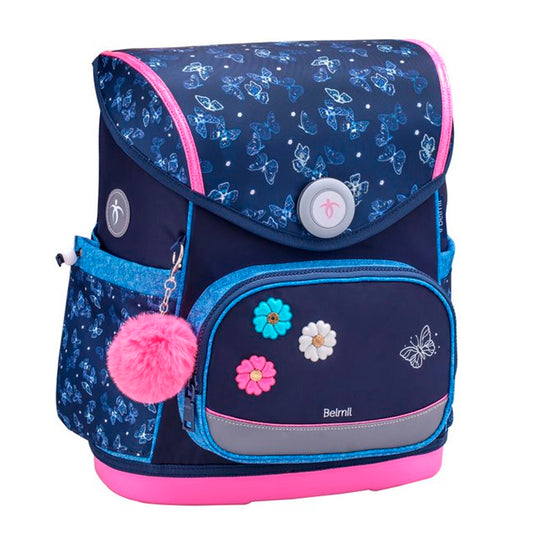 Belmil Flowers Jeans Chic Ergonomik Mıknatıslı Okul Çantası 405-41/P/7