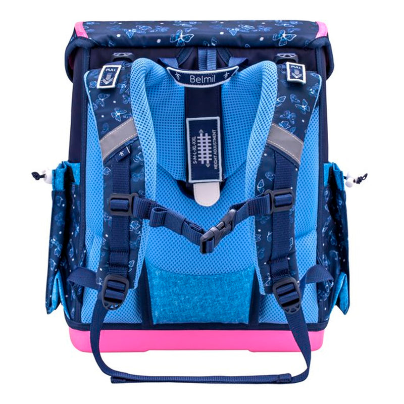 Belmil Flowers Jeans Chic Ergonomik Mıknatıslı Okul Çantası 405-41/P/7