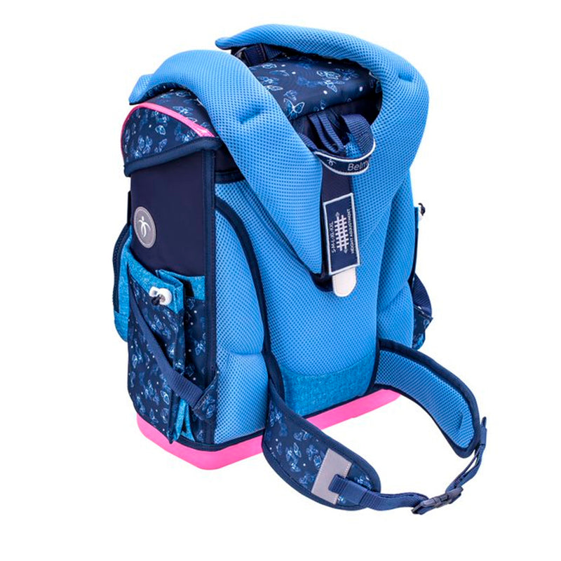 Belmil Flowers Jeans Chic Ergonomik Mıknatıslı Okul Çantası 405-41/P/7