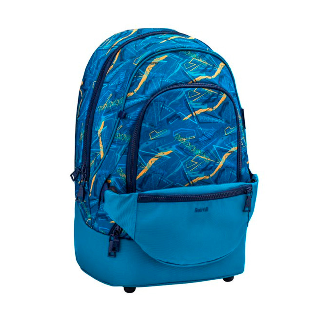 Belmil Illusion Orange 2 in 1 Ergonomik Okul Çantası 338-84/P/13