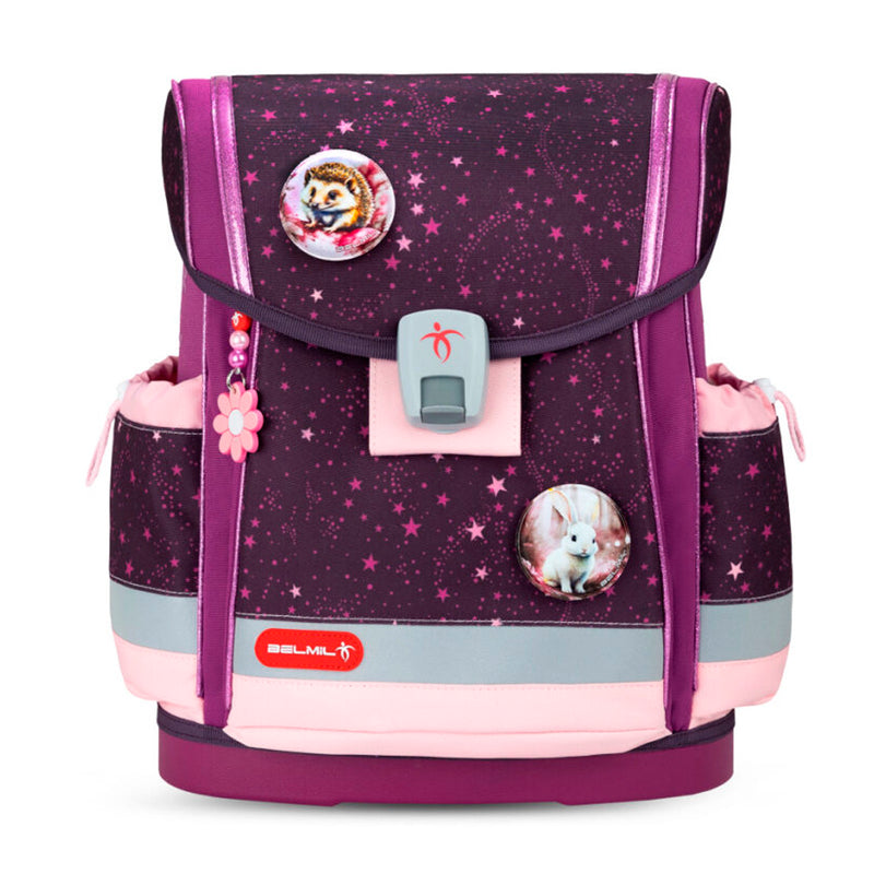 Belmil Magical Stars Ergonomik Mıknatıslı Kız Çocuk İlkokul Çantası