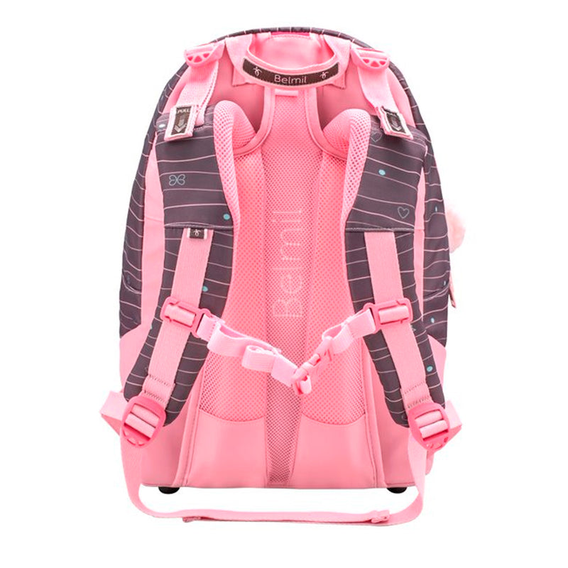 Belmil Mint Love Chic Nane Yeşili 2 in 1 Ergonomik Kız Çocuk İlkokul Çantası