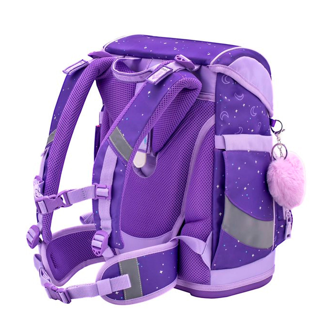 Belmil Purple Chic Mor Ergonomik Mıknatıslı Kız Çocuk İlkokul Çantası