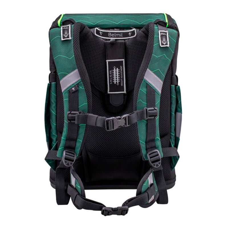 Belmil Waves Green Ergonomik Mıknatıslı Okul Çantası 405-51/P/10