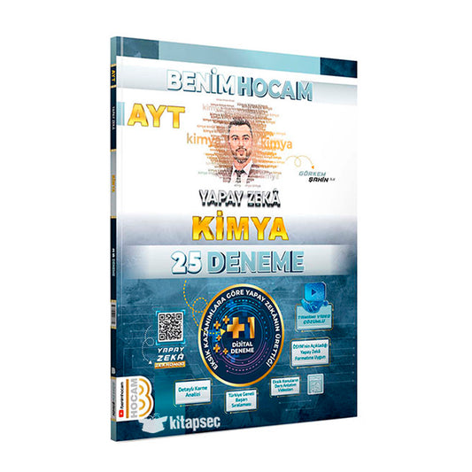 Benim Hocam Yayınları 2024 AYT Yapay Zeka Kimya 25 Deneme