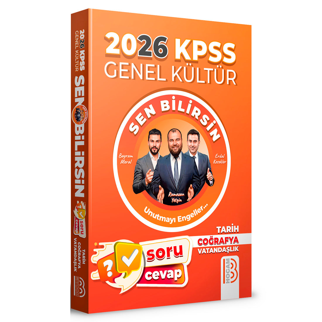 Benim Hocam Yayınları KPSS Genel Kültür Sen Bilirsin Tarih-Coğrafya-Vatandaşlık Soru Cevap Kitabı