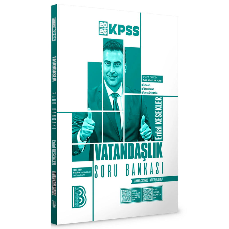 Benim Hocam Yayınları KPSS Vatandaşlık Tamamı Çözümlü Soru Bankası