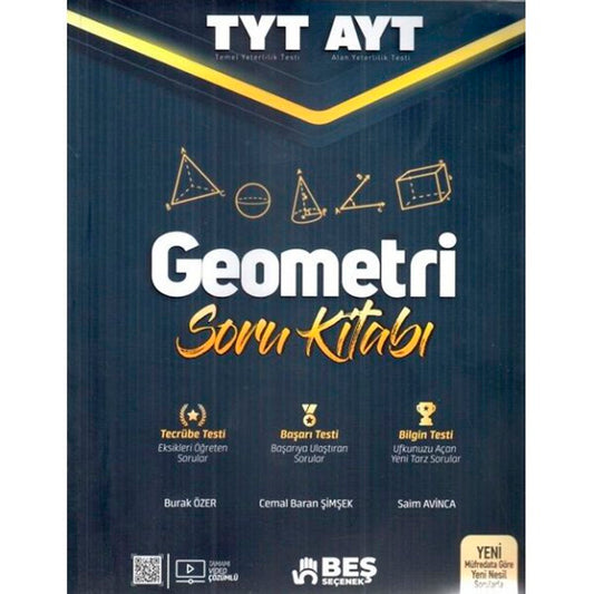 Beş Seçenek Yayınları TYT AYT Geometri Soru Kitabı