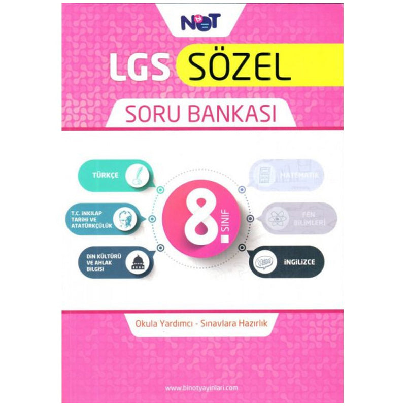 Bi Not Yayın 8.Sınıf Tüm Dersler Sözel Soru Bankası