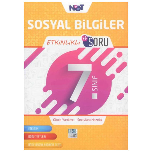 Bi Not Yayınları 7.Sınıf Sosyal Bilgiler Etkinlikli Bi Soru