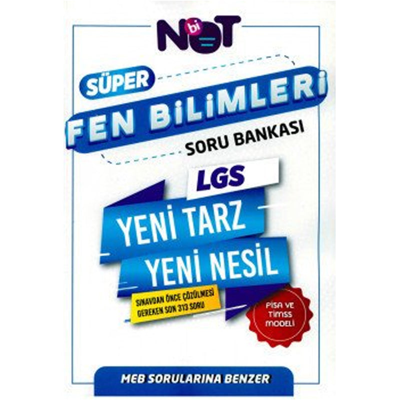 Bi Not Yayınları 8. Sınıf Fen Bilimleri Süper Soru Bankası