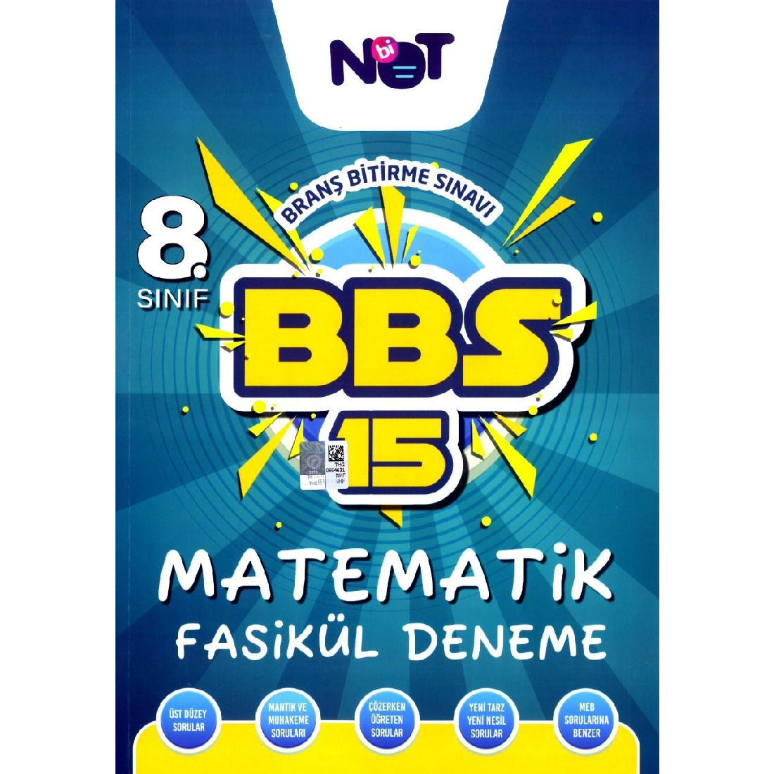 Bi Not Yayınları 8.Sınıf Matematik Branş Bitirme Sınavı 15 Fasikül Deneme