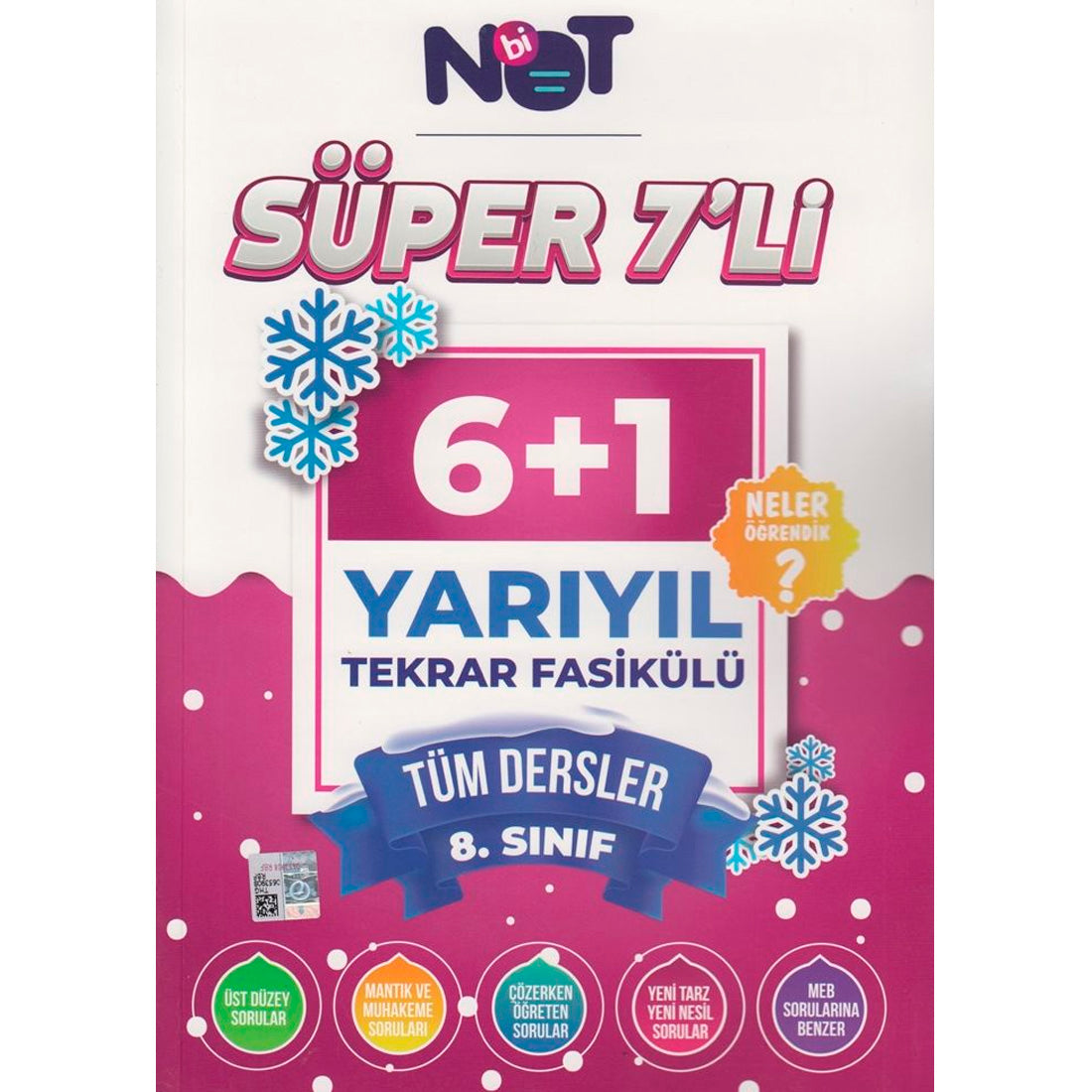 Bi Not Yayınları 8. Sınıf Tüm Dersler Yarıyıl Süper 7 Tekrar Fasikülü