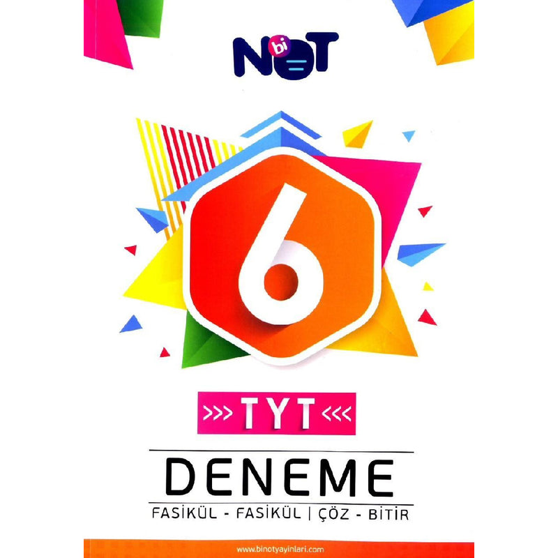 Bi Not Yayınları TYT 6 Deneme