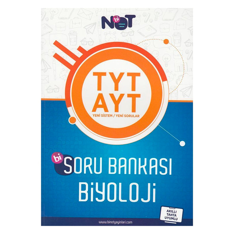 Bi Not Yayınları TYT AYT Biyoloji Bi Soru Bankası