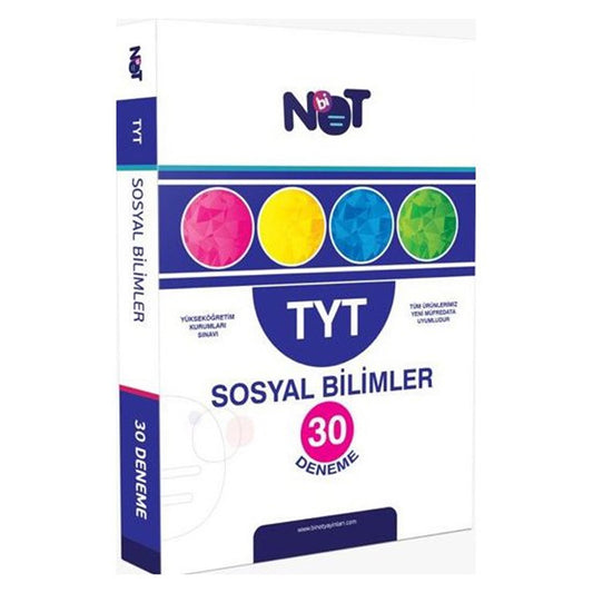 Bi Not Yayınları TYT Sosyal Bilimler 30 Deneme