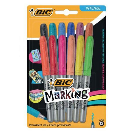 Bic Color Marking 12'li Canlı Renkler