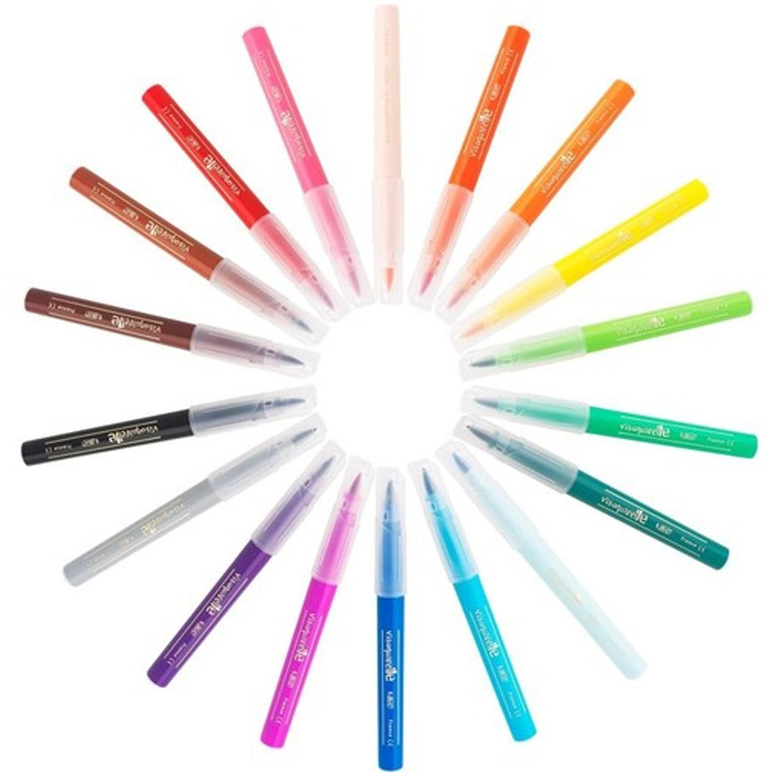 Bic Kids 18'li Visa Fırça Uçlu Keçeli Boya Kalemi  828965