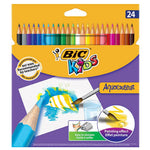 Bic Kids Aquacouleur 24'lü Kuru boya Kalemi
