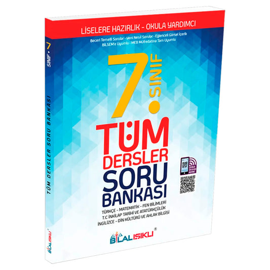 Bilal Işıklı Yayınları 7. Sınıf Tüm Dersler Soru Bankası