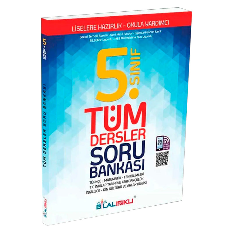Bilal Işıklı Yayınları Adım Adım Işıklı 5. Sınıf Tüm Dersler Soru Bankası