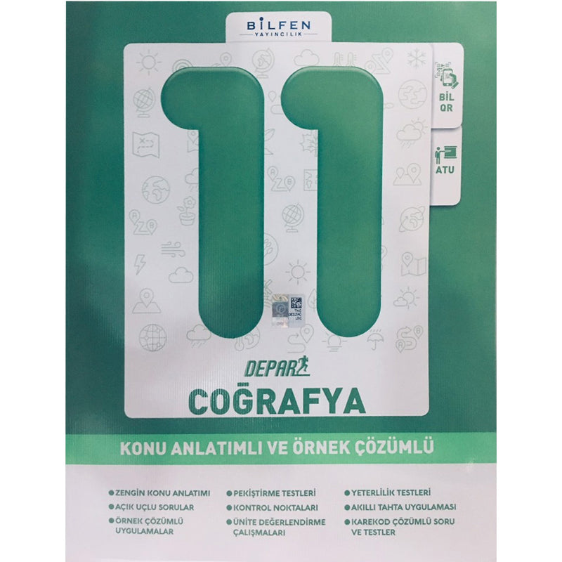 Bilfen Yayınları 11.Sınıf Coğrafya Depar Konu Anlatımlı ve Örnek Çözümlü