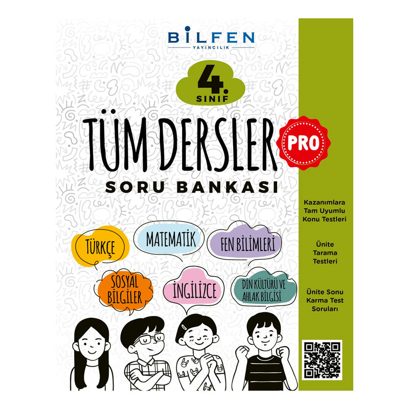 Bilfen Yayınları 4. Sınıf Pro Tüm Dersler Soru Bankası
