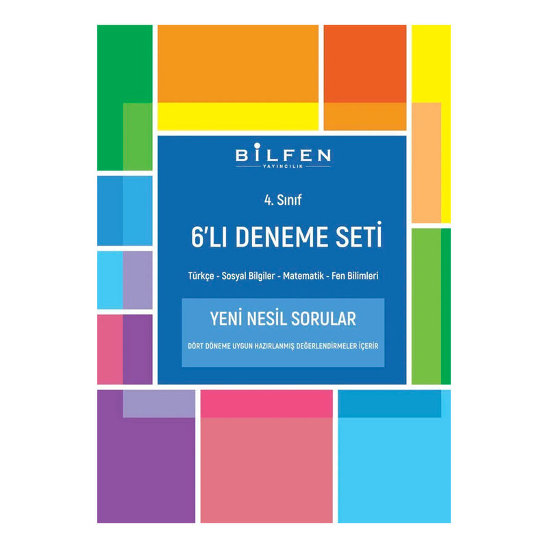 Bilfen Yayınları 4. Sınıf Tüm Dersler 6'lı Deneme Seti