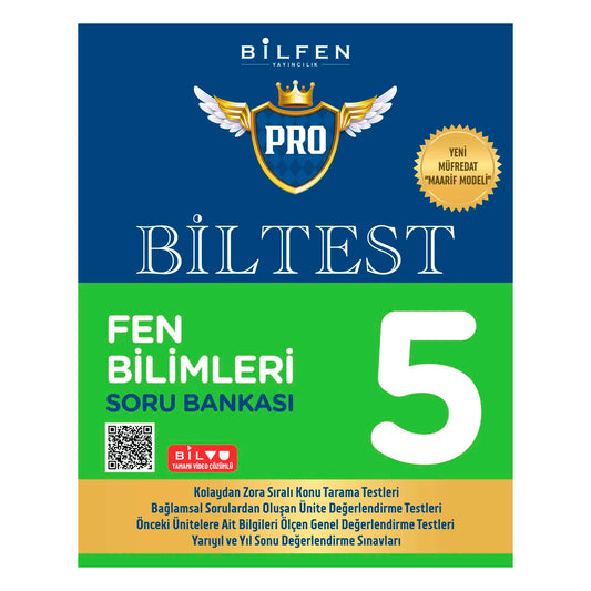 Bilfen Yayınları 5. Sınıf Pro Biltest Fen Bilimleri Soru Bankası
