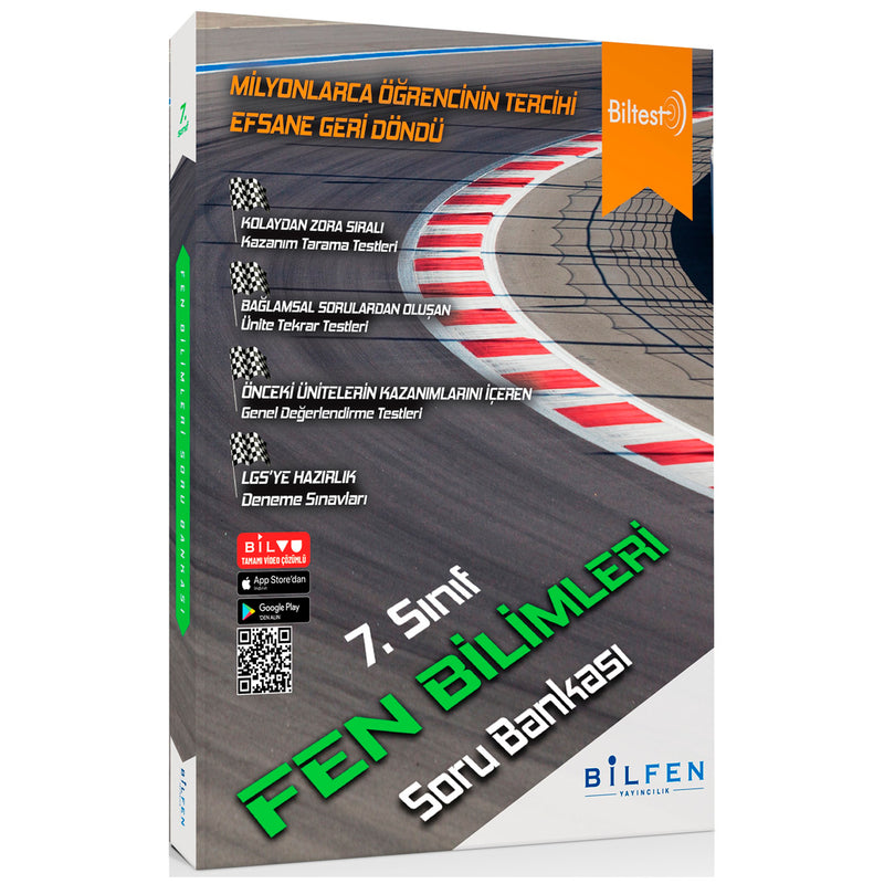 Bilfen Yayınları 7. Sınıf Biltest Fen Bilimleri Soru Bankası