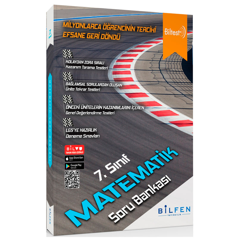 Bilfen Yayınları 7. Sınıf Biltest Matematik Soru Bankası