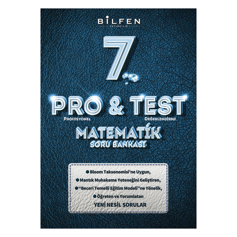 Bilfen Yayınları 7. Sınıf Matematik Pro&Test Soru Bankası