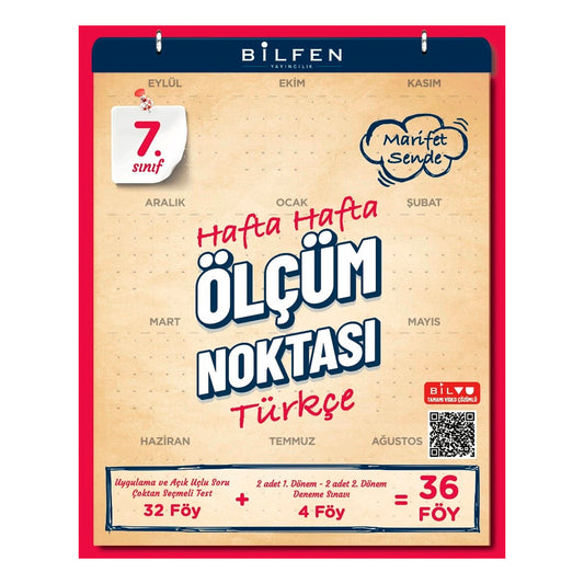 Bilfen Yayınları 7. Sınıf Türkçe Ölçüm Noktası