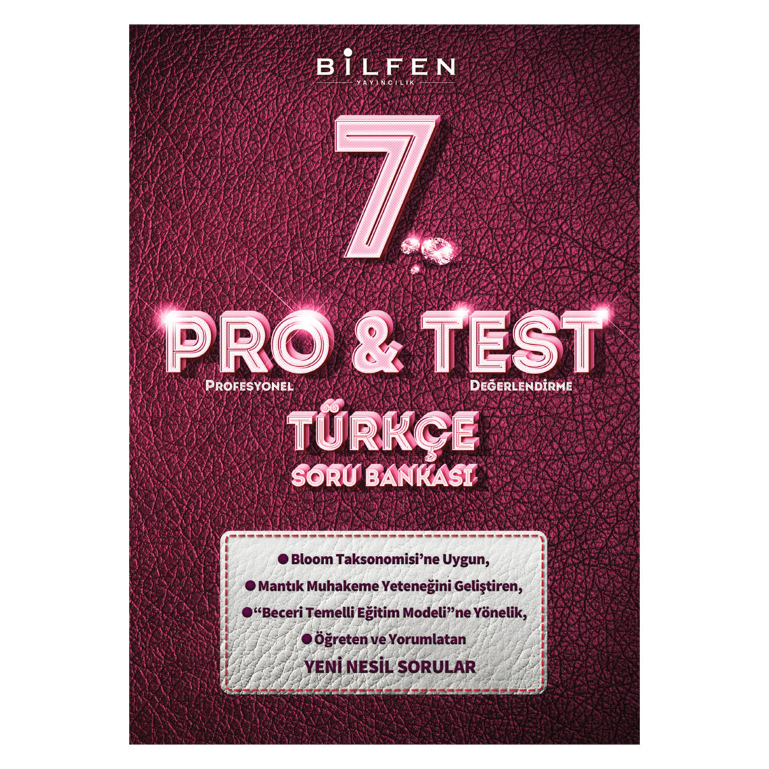 Bilfen Yayınları 7. Sınıf Türkçe Pro&Test Soru Bankası