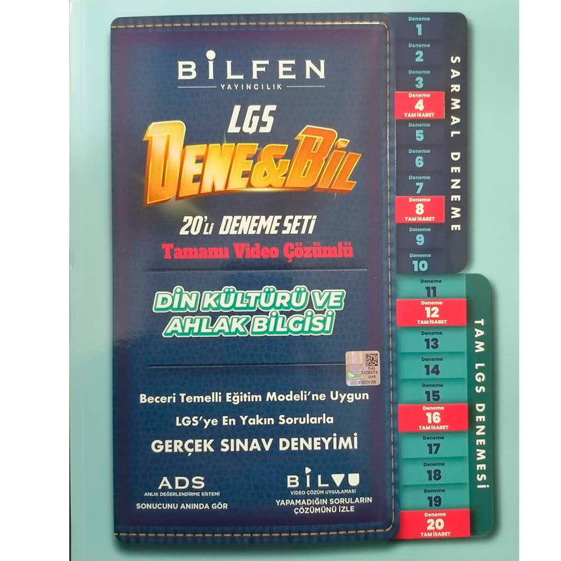 Bilfen Yayınları 8. Sınıf Denebil Din Kültürü 20'li Deneme Seti