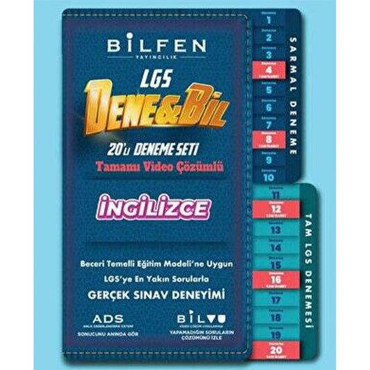 Bilfen Yayınları 8. Sınıf Denebil İngilizce 20'li Deneme Seti