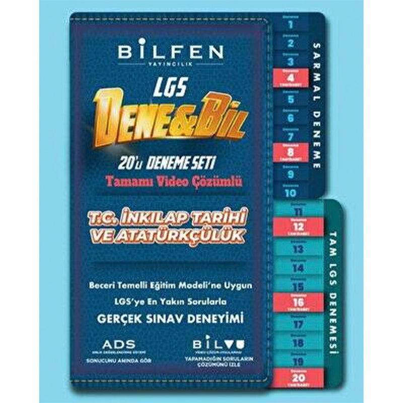 Bilfen Yayınları 8. Sınıf Denebil T.C. İnklılap Tarihi ve Atatürkçülük 20'li Deneme Seti