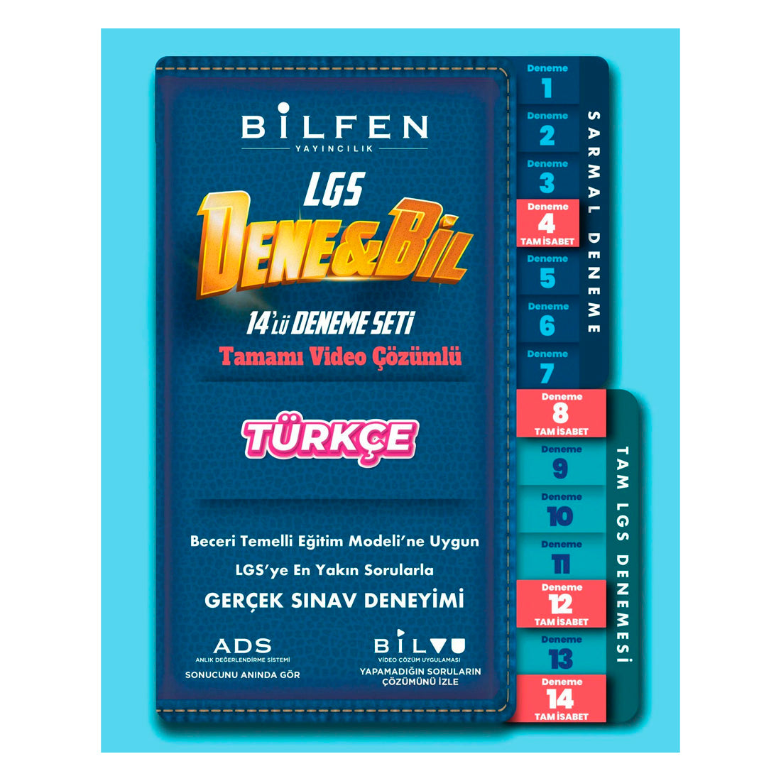 Bilfen Yayınları 8. Sınıf Denebil Türkçe 14'lü Deneme Seti