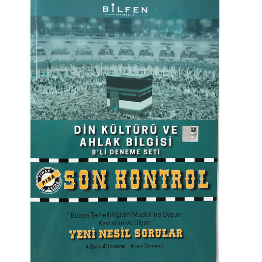 Bilfen Yayınları 8. Sınıf Din Kültürü ve Ahlak Bilgisi Son Kontrol 8'li Deneme Seti