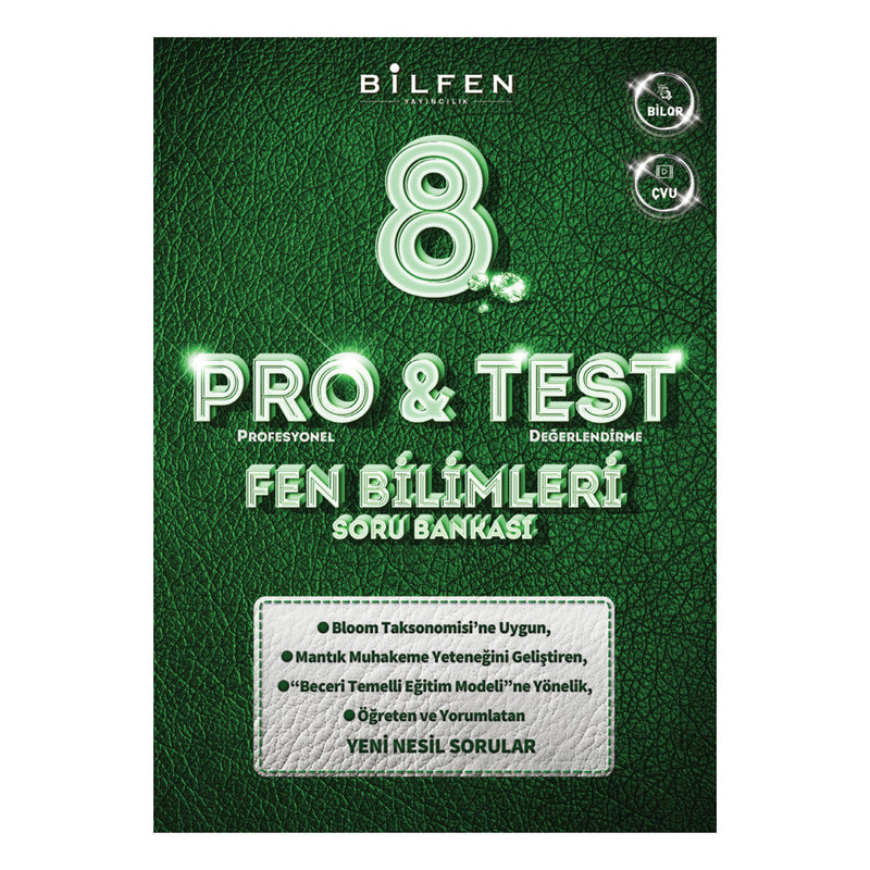 Bilfen Yayınları 8. Sınıf Fen Bilimleri Pro&Test Soru Bankası