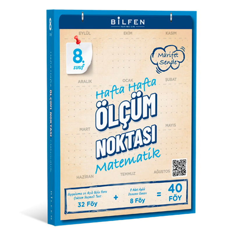 Bilfen Yayınları 8. Sınıf Matematik Ölçüm Noktası Soru Bankası