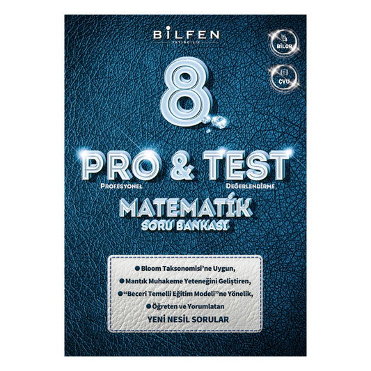 Bilfen Yayınları 8. Sınıf Matematik Pro&Test Soru Bankası