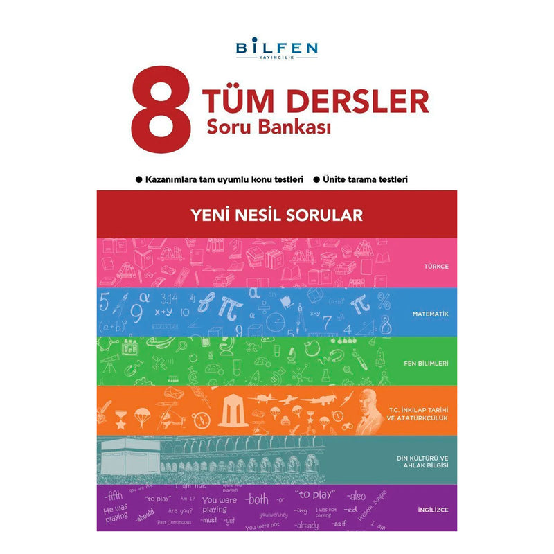 Bilfen Yayınları 8. Sınıf Tüm Dersler Soru Bankası