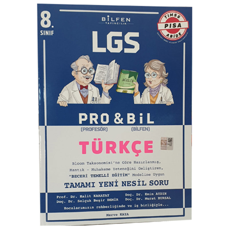 Bilfen Yayınları 8. Sınıf Türkçe Pro&Bil Soru Bankası