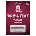 Bilfen Yayınları 8. Sınıf Türkçe Pro&Test Soru Bankası
