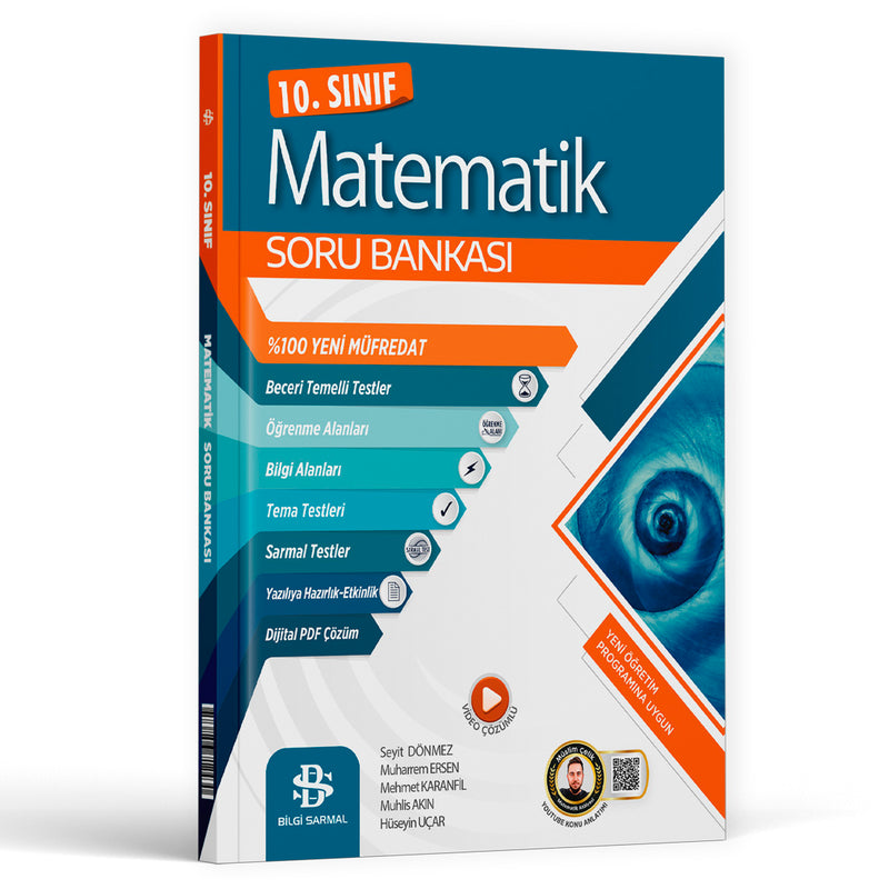 Bilgi Sarmal Yayınları 10. Sınıf Lise 2 Matematik Soru Bankası Test Kitabı